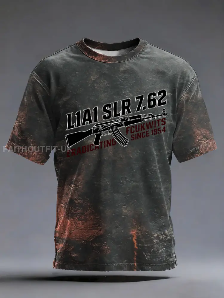 Men’s SLR Gun L1AL 7.62 Printed short sleeves t-shirt