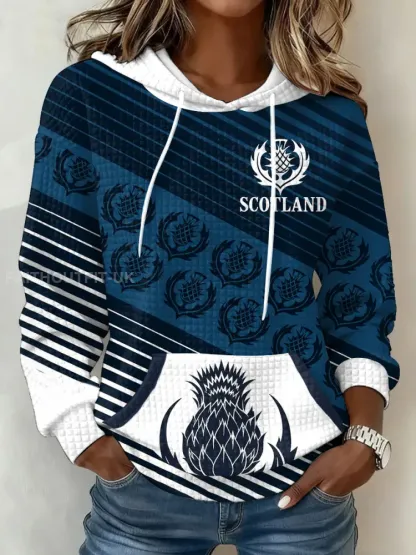Women’s Scotland Rugby Lover Printed Hoodie