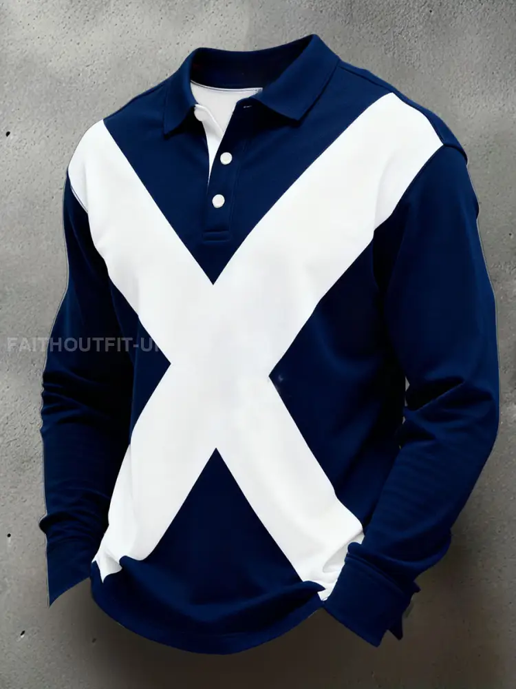 Men’s Scotland Rugby Lover Printed Casual Tops
