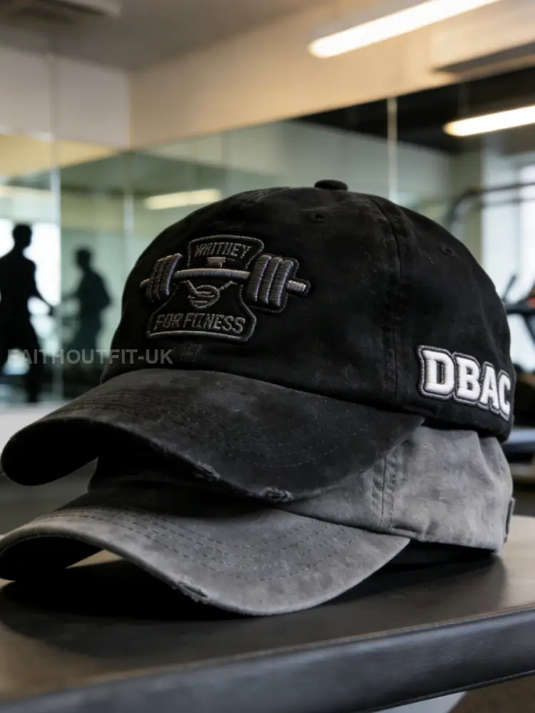 Men’s Retro Strongest Man Fitness Casual Baseball Cap - Black · 58CM