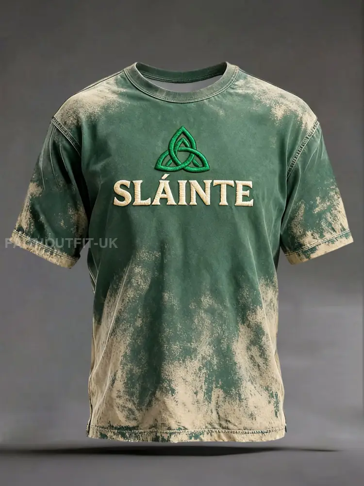 Men’s St. Patrick’s Day Printed Casual T-Shirt