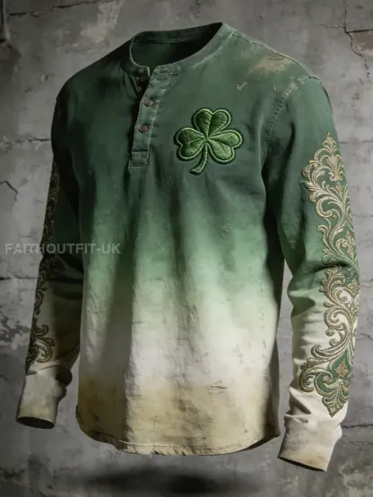 Men’s St. Patrick’s Day Printed Casual T-Shirt