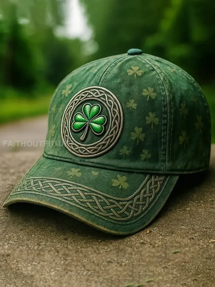 St. Patrick’s Day Printed Casual Unisex Hat - Green · ONE