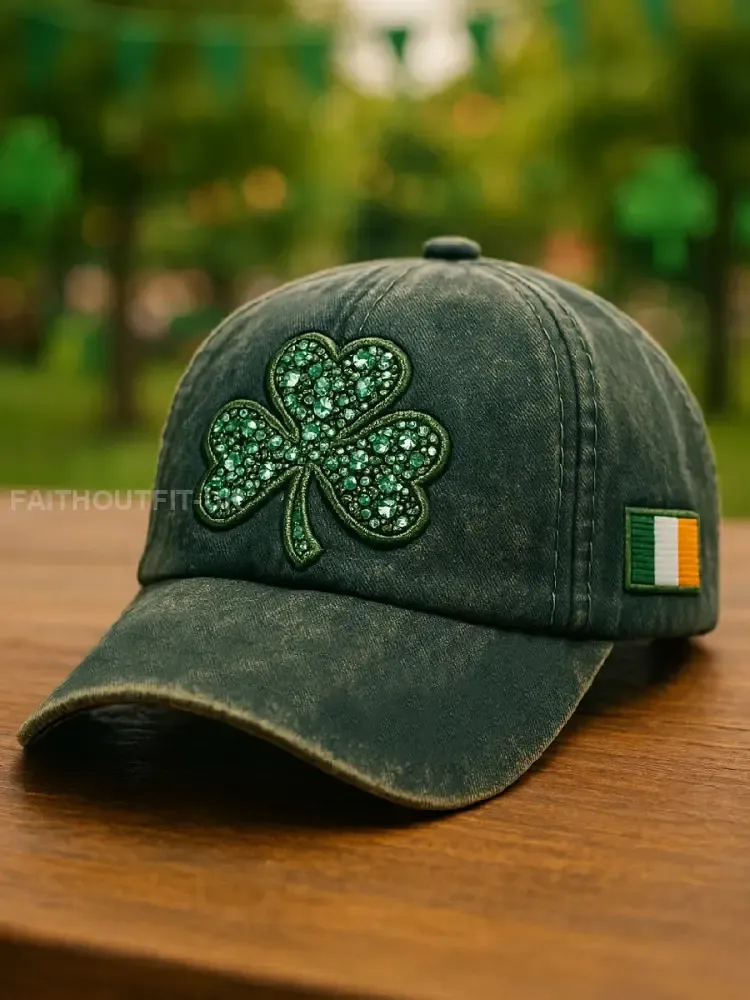 St. Patrick’s Day Printed Casual Unisex Hat - Green · ONE
