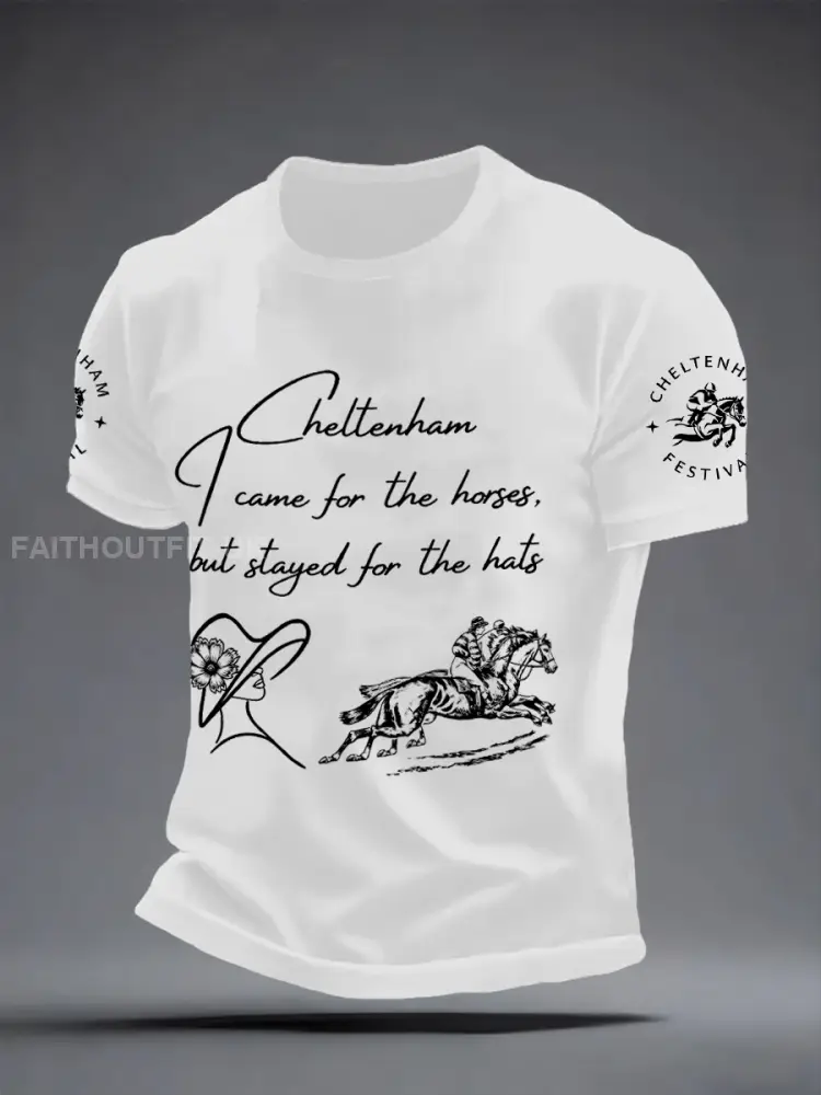 Men’s Cheltenham Festival Print short-sleeved T-shirt