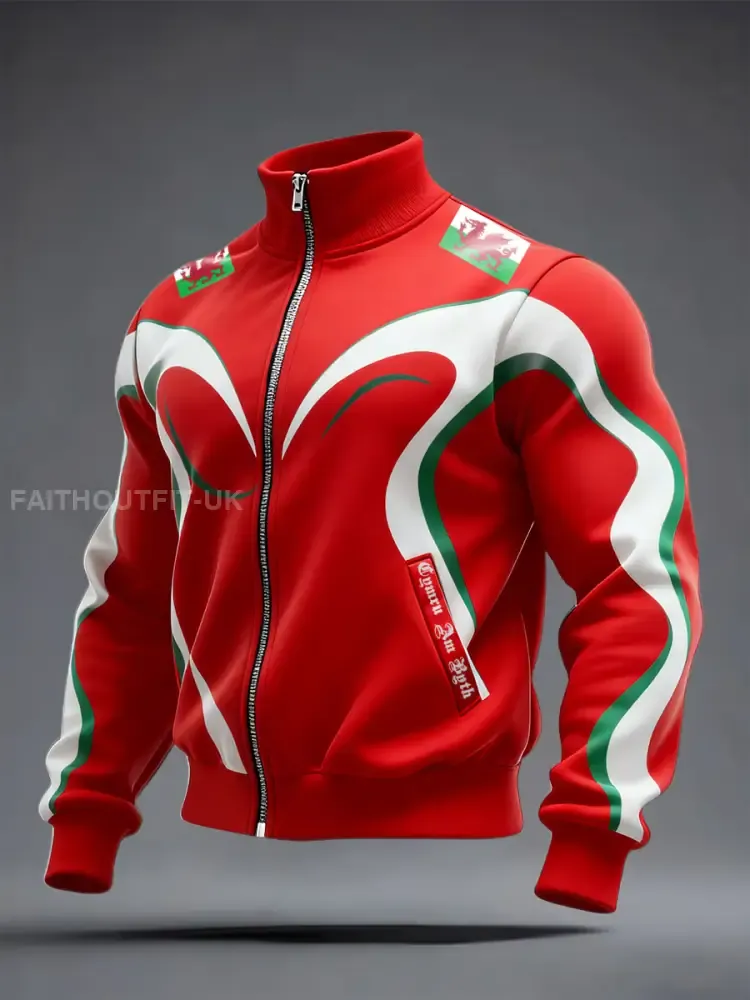 Men’s Welsh Rugby Lover Printed Coat