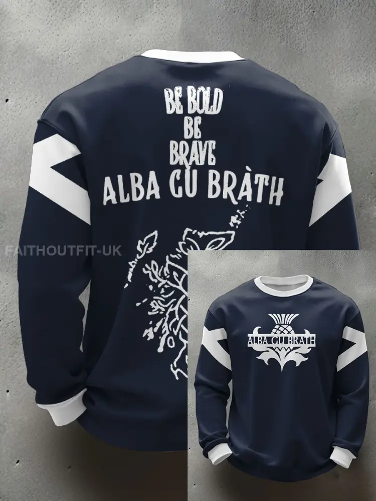 Men’s Scotland Rugby Lover Printed Sweatshirt