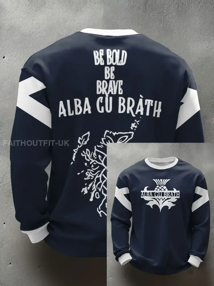 Men’s Scotland Rugby Lover Printed Sweatshirt
