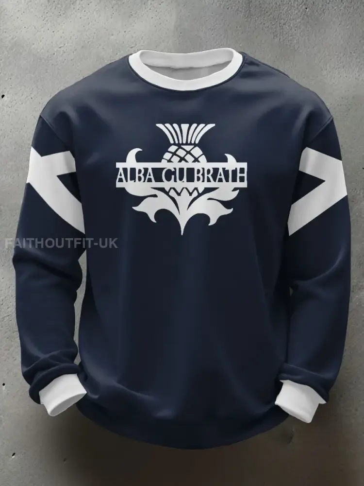 Men’s Scotland Rugby Lover Printed Sweatshirt