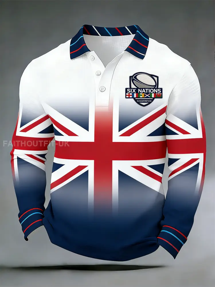 Men’s England Rugby Print Sweatshirt