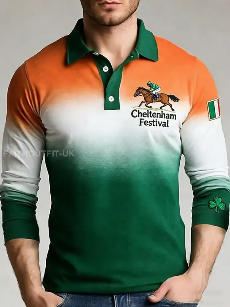 Men’s Cheltenham Festival long sleeve shirt