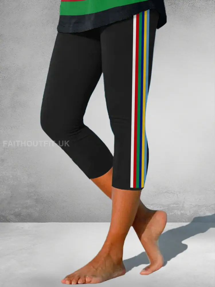 Women’s Nations of Rugby Lover Printed Seven-minute Bottoms