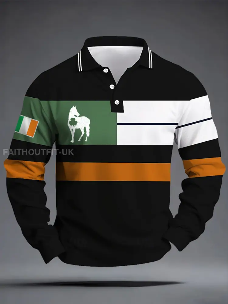 Men’s Cheltenham Festival Print Long Sleeves Shirt
