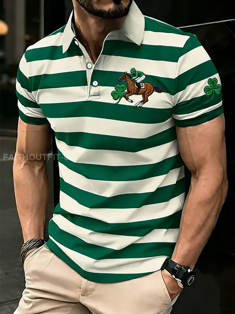 Men’s Cheltenham Festival Print Short Sleeves Shirt