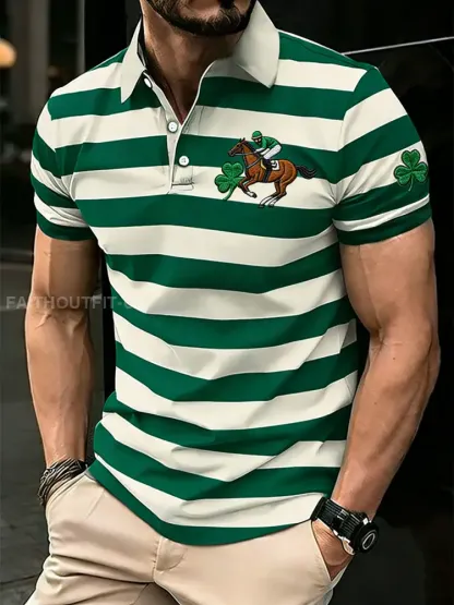 Men’s Cheltenham Festival Print Short Sleeves Shirt