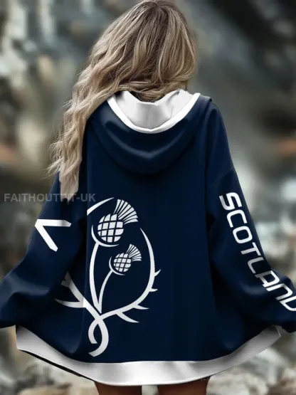 Women’s Scotland Rugby Lover Printed Coat