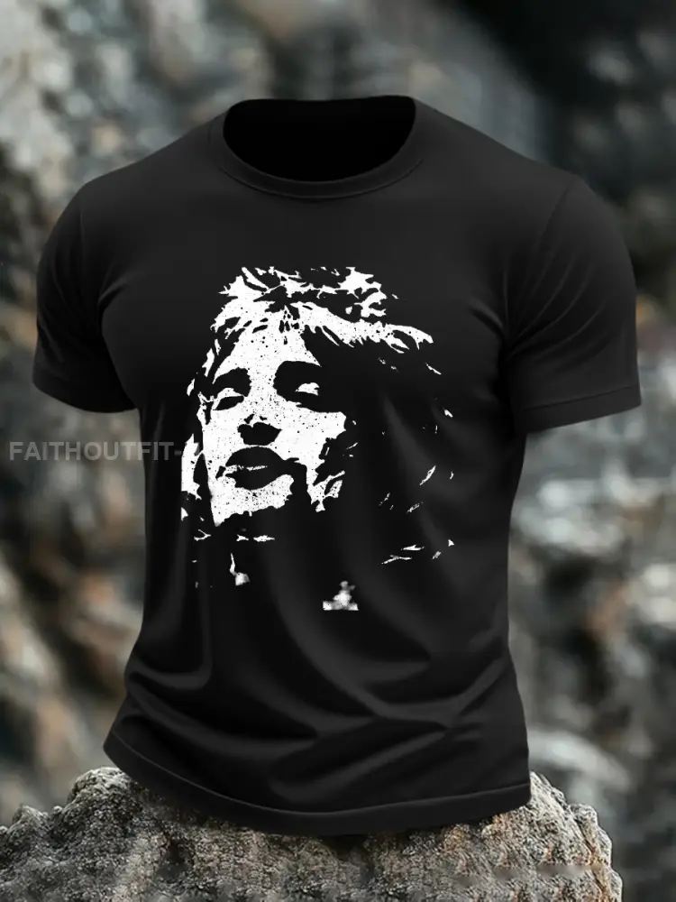 Men’s Rod Stewart Printed T-shirt