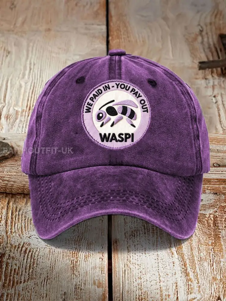 Unisex WASPI Bee Print Hat