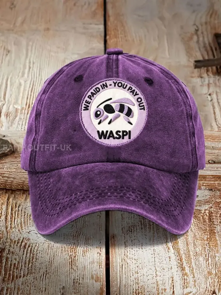 Unisex WASPI Bee Print Hat