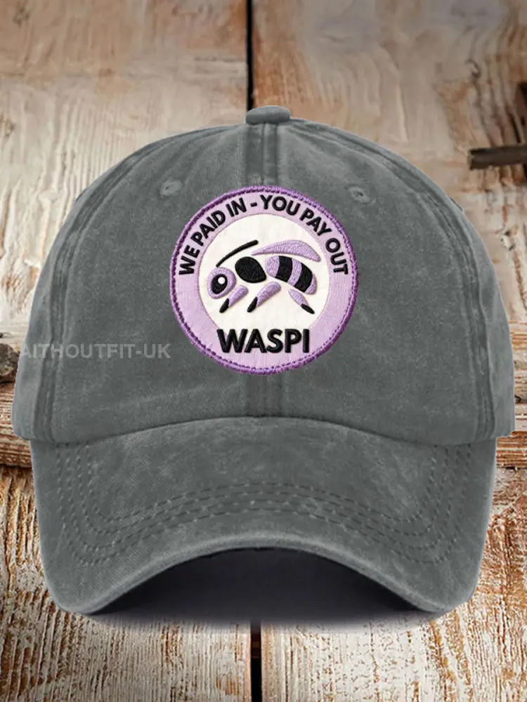 Unisex WASPI Bee Print Hat