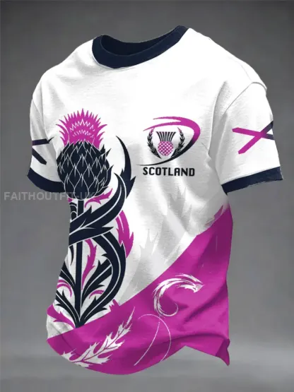 Men’s Scotland Rugby Lover Printed T-shirt