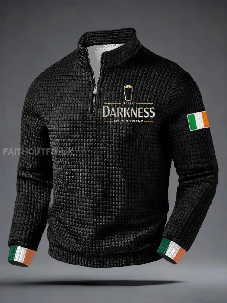 Men’s Hello Darkness My Old Friend Irish Dark Beer Sweatshirt Top