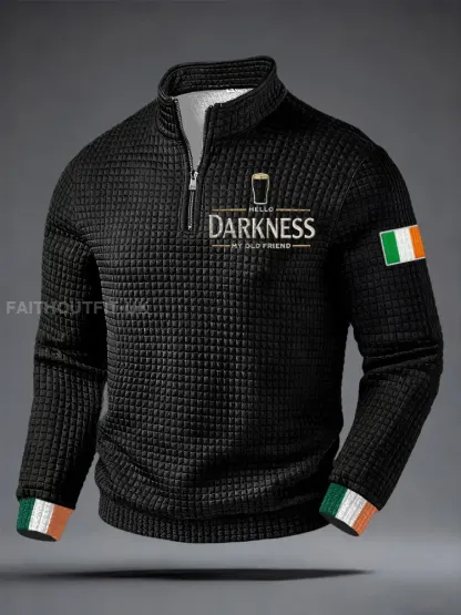 Men’s Hello Darkness My Old Friend Irish Dark Beer Sweatshirt Top
