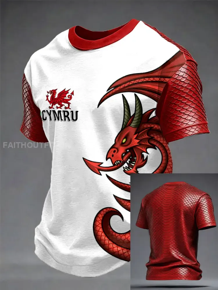 Men’s Wales Welsh Lover Printed T-shirt