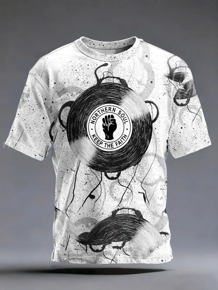 Men’s UK Music Northern Soul Lover short sleeves t-shirt