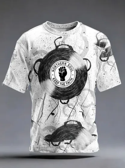 Men’s UK Music Northern Soul Lover short sleeves t-shirt