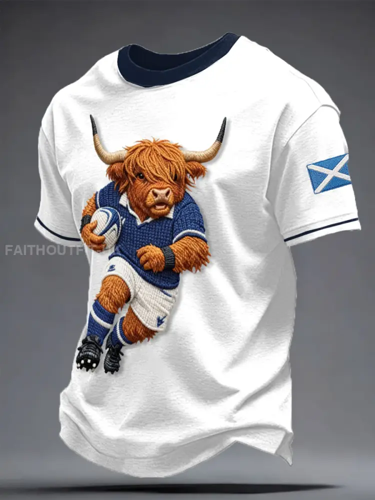 Men’s Scotland Rugby Lover Printed T-shirt