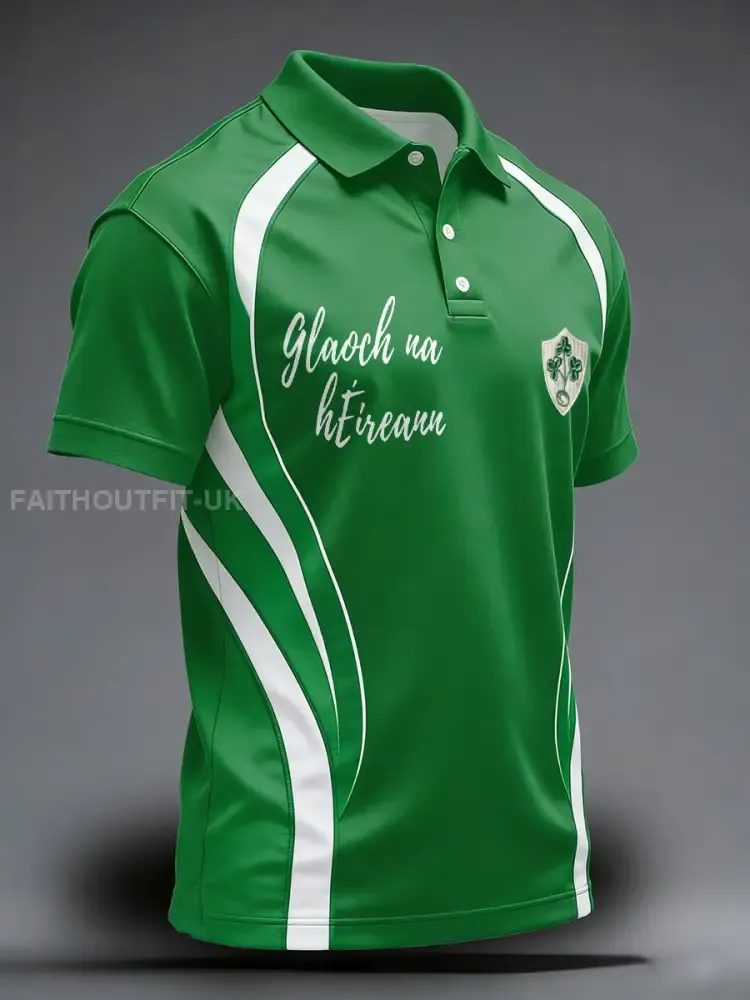 Men’s Ireland Rugby Lover Printed Casual Tops