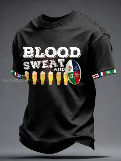 Men’s 6 Nations Rugby Lover Printed T-shirt