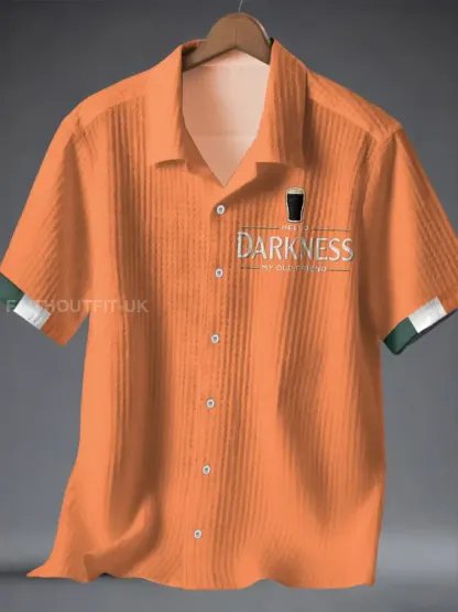 Men’s Hello Darkness My Old Friend Waffle Shirt