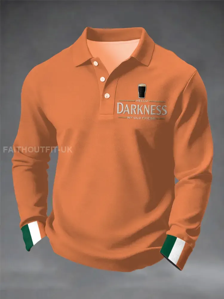 Men’s Hello Darkness My Old Friend long sleeve shirt