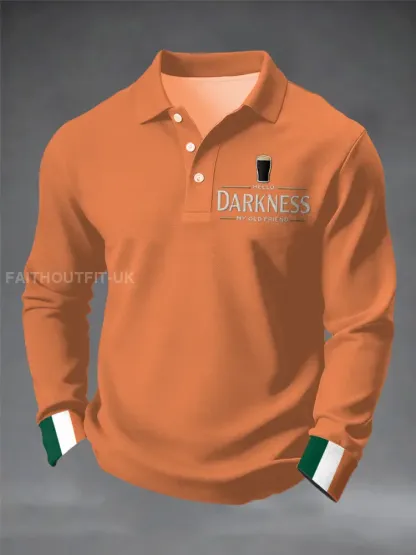 Men’s Hello Darkness My Old Friend long sleeve shirt