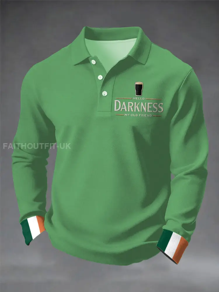 Men’s Hello Darkness My Old Friend long sleeve shirt