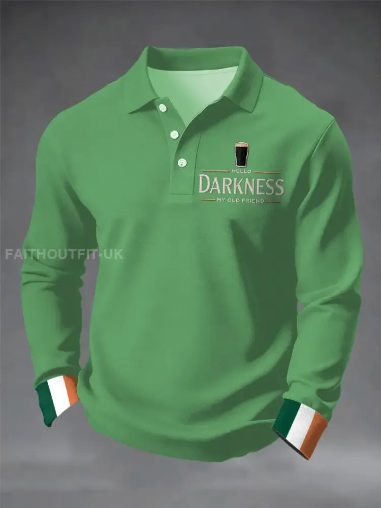 Men’s Hello Darkness My Old Friend long sleeve shirt