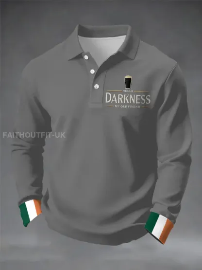 Men’s Hello Darkness My Old Friend long sleeve shirt