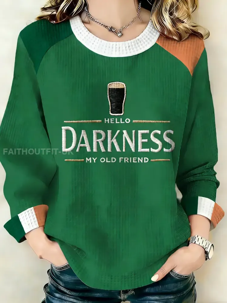 Women’s Hello Darkness My Old Friend Sweatshirt