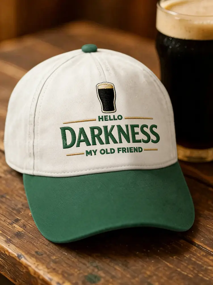 Unisex Hello Darkness My Old Friend Design Cap - As picture · ONE