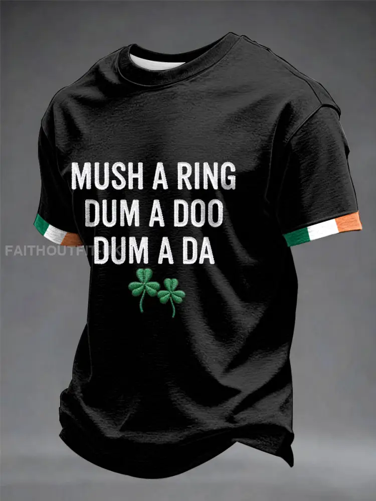 Men’s Irish drinking song Inspired short sleeves t-shirt