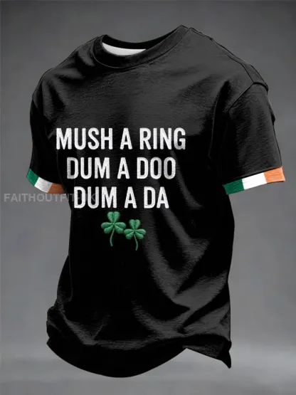 Men’s Irish drinking song Inspired short sleeves t-shirt