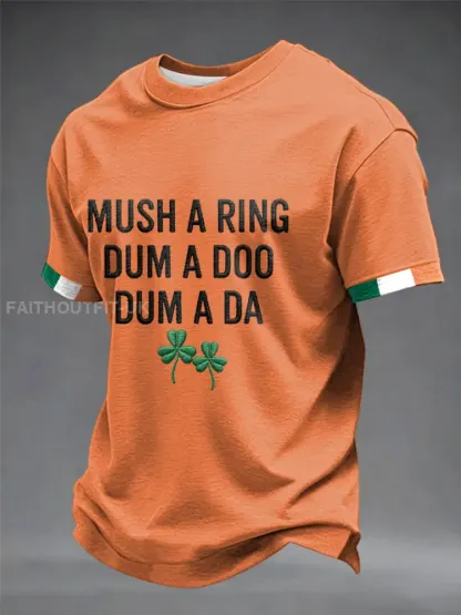 Men’s Irish drinking song Inspired short sleeves t-shirt