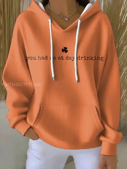 Women’s You Had Me At Day Drinking Hoodie