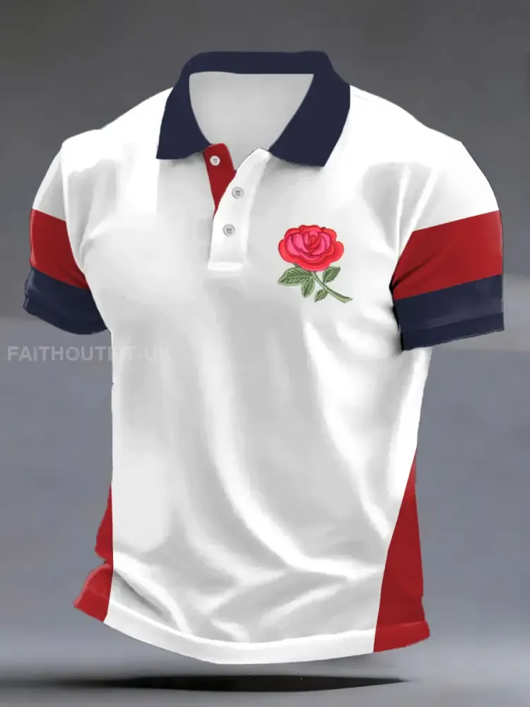 Men’s England Rugby Lover Printed polo shirt