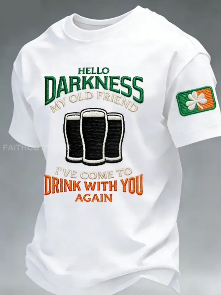 Men’s Hello Darkness My Old Friend T-shirt