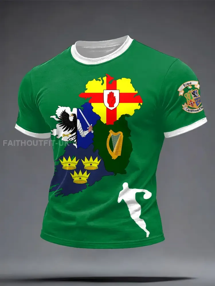 Men’s Ireland Rugby Lover Printed T-shirt