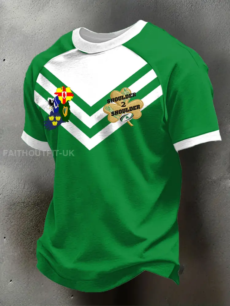 Men’s Ireland Rugby Lover Printed T-shirt