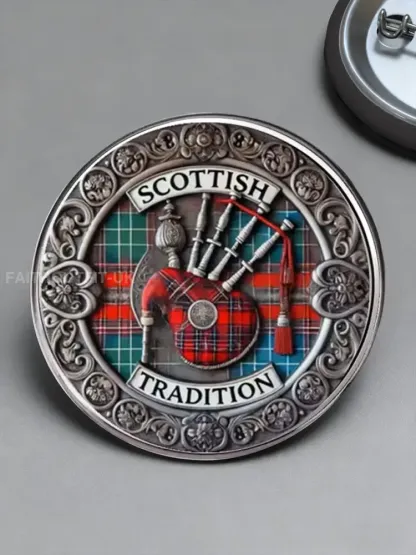 Scotland Rugby Lover Printed Pins - As picture · ONE